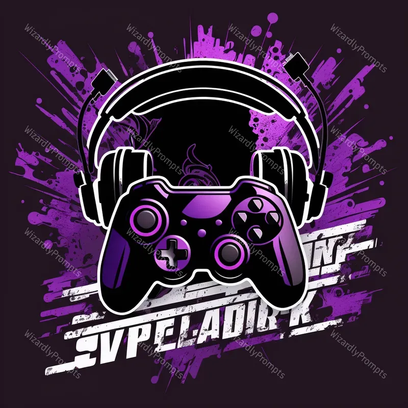 Headphones Controllers Gamer Logos