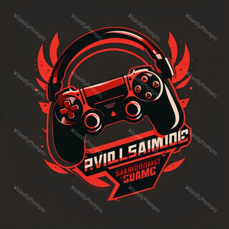 Headphones Controllers Gamer Logos