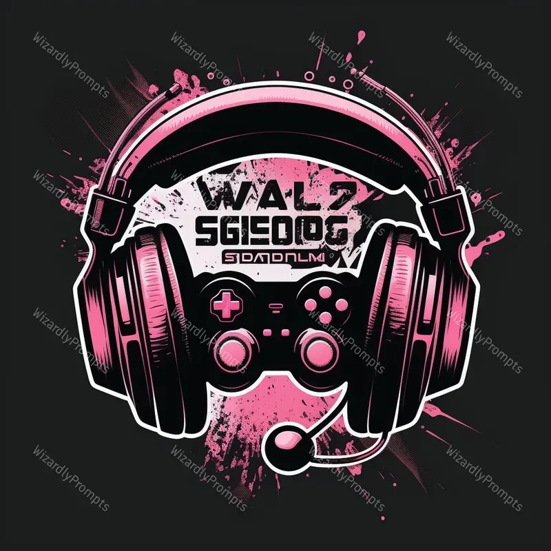 Headphones Controllers Gamer Logos