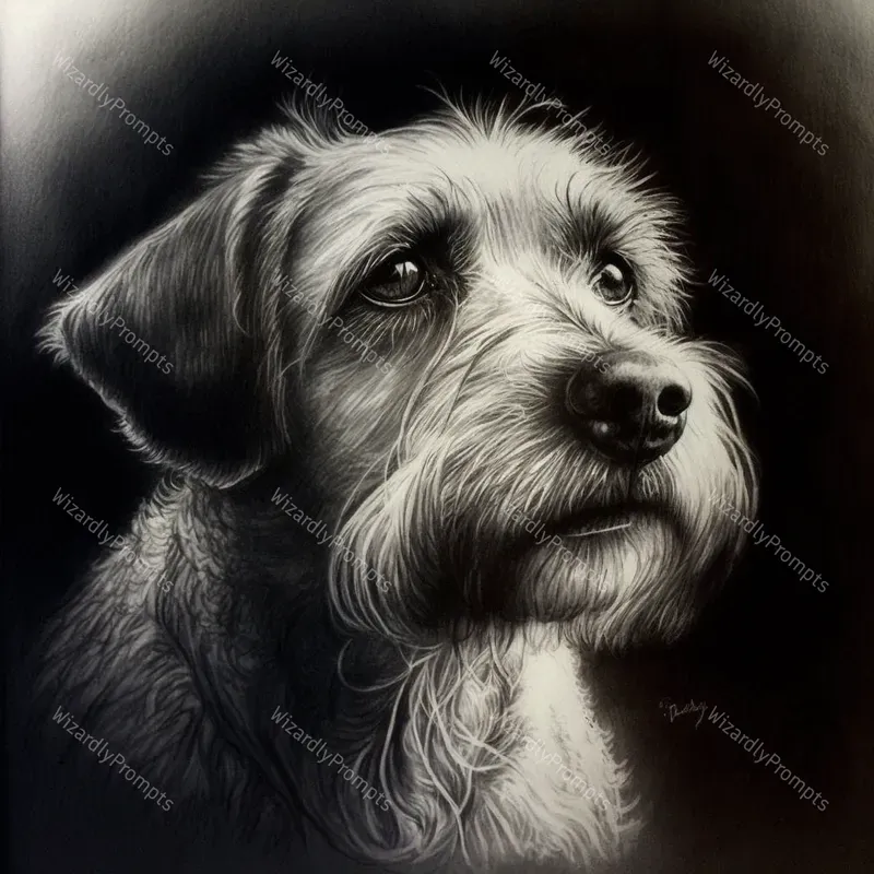 Charcoal Pet Portraits