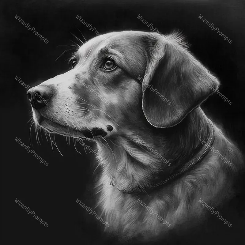 Charcoal Pet Portraits