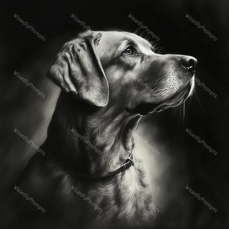 Charcoal Pet Portraits