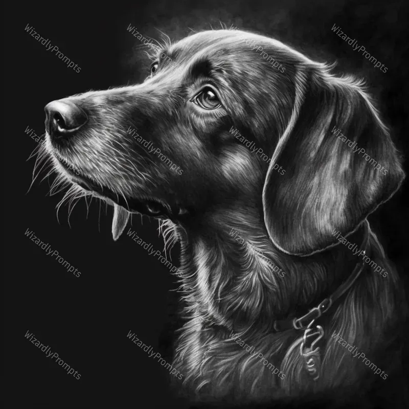 Charcoal Pet Portraits
