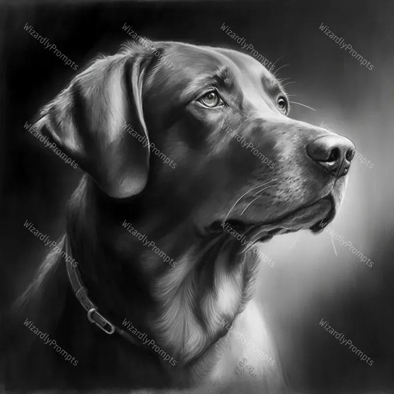 Charcoal Pet Portraits