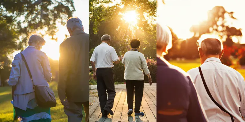 Senior Couple generated by undefined