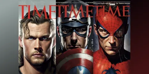 Superheroes On Time generated by midjourney