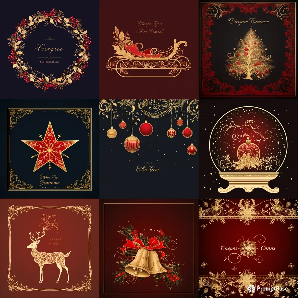 Elegant Christmas Cards