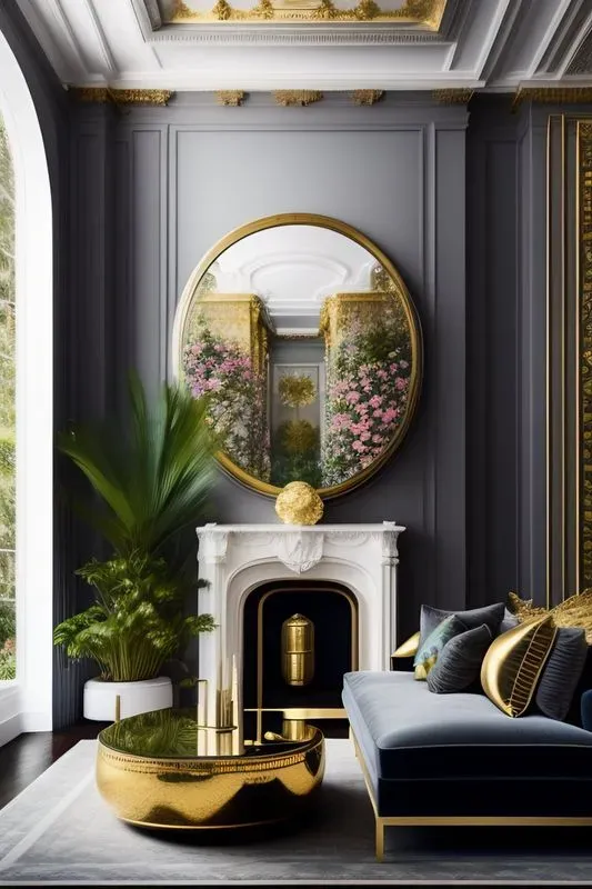 Vibrant Oasis  A  Living Room