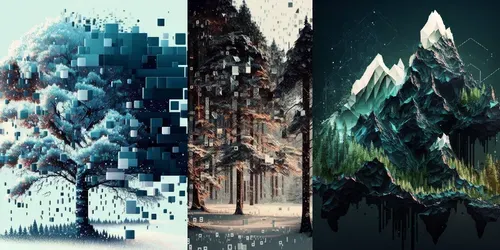 Digital Environments generated by midjourney