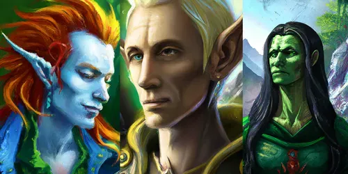 RPG Character Portraits generated by dalle