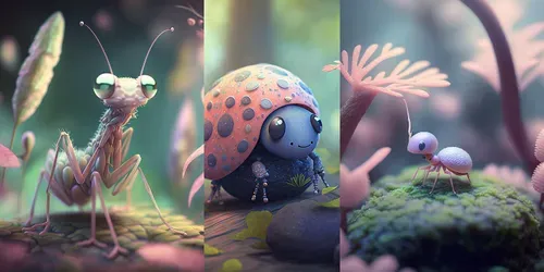 Kawaii Forest Critters generated by midjourney