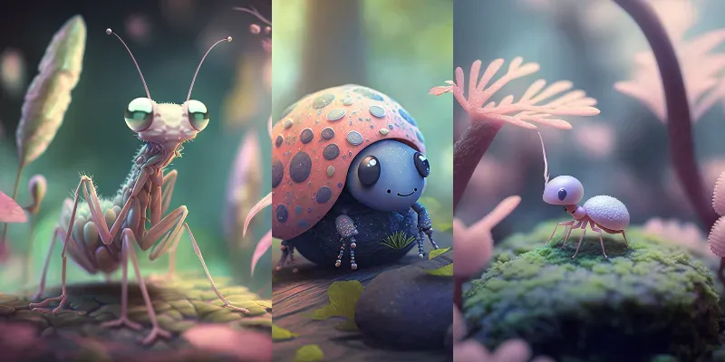 Kawaii Forest Critters generated by undefined