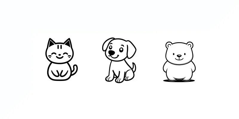 Simplistic Icon Drawings generated by undefined