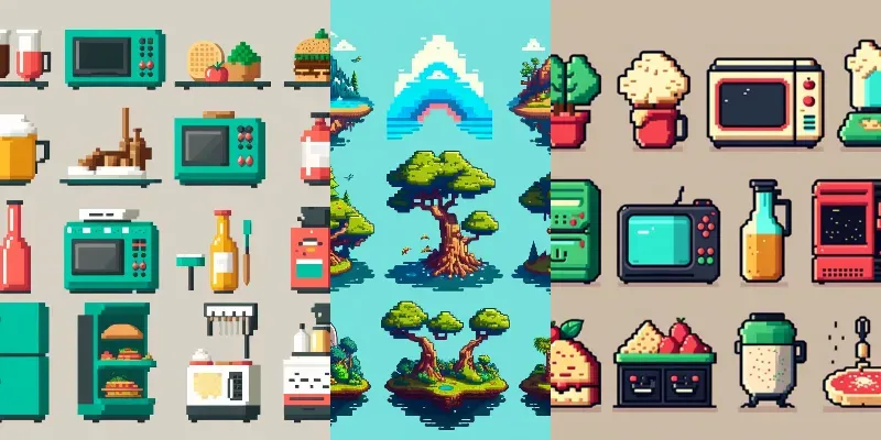 Pixel Sprites generated by undefined