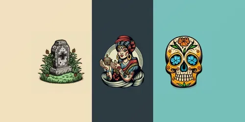 American Traditional Tattoo Designer generated by midjourney