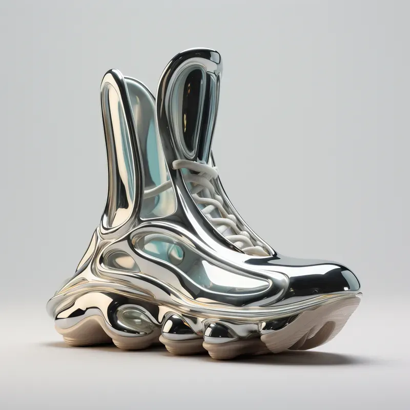 Futuristic Alien Biomorph Sneaker Designs