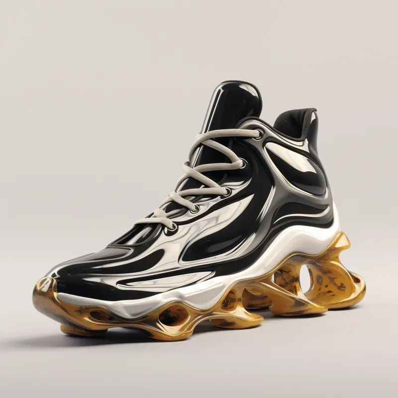 Futuristic Alien Biomorph Sneaker Designs