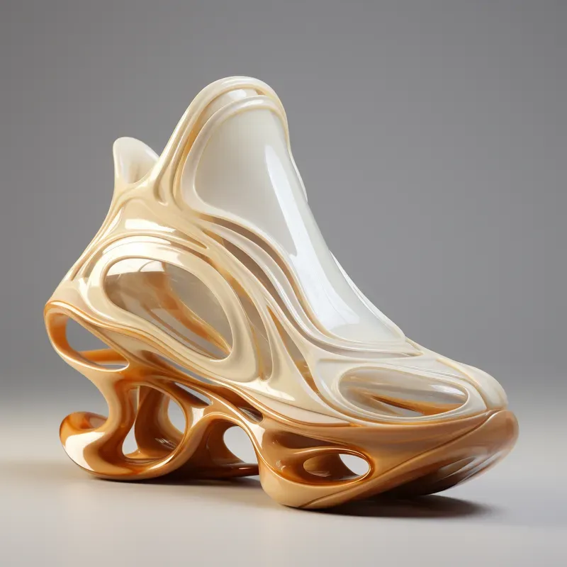 Futuristic Alien Biomorph Sneaker Designs