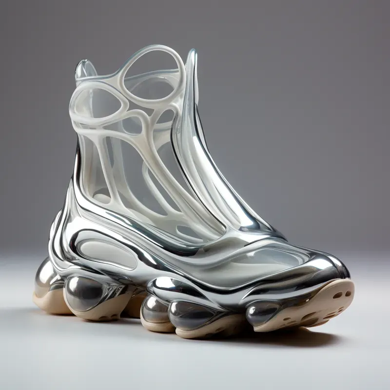 Futuristic Alien Biomorph Sneaker Designs