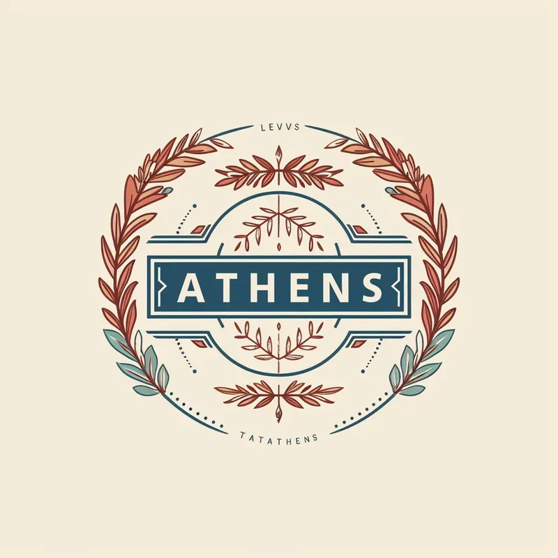Vintage City Travel Logos With Texts