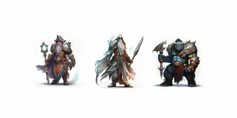 Fantasy Characters Concept Art generated by undefined