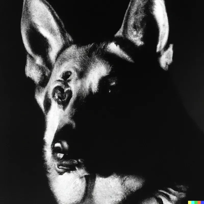 Dramatic Black & White Animal Portraits