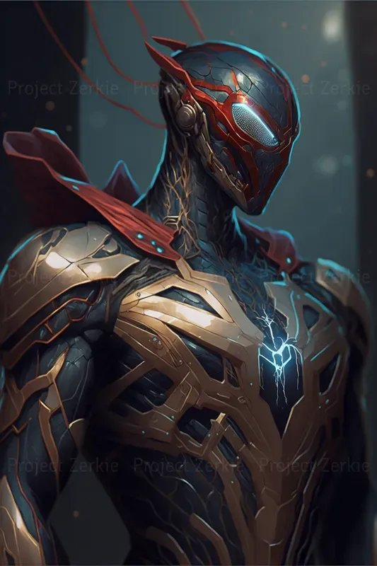 Cyberpunk Hi-tech Armor Designs