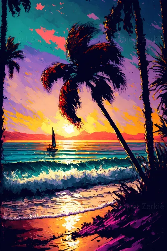 Vibrant Scenery Illustrations