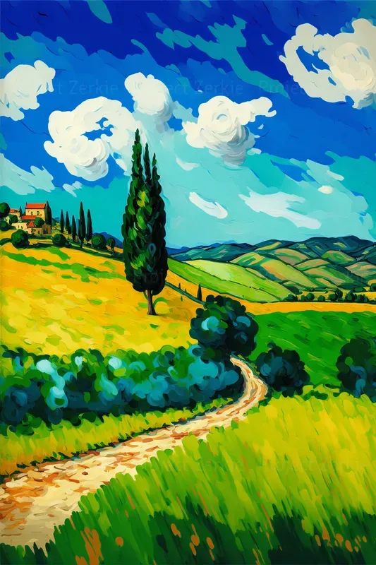 Vibrant Scenery Illustrations