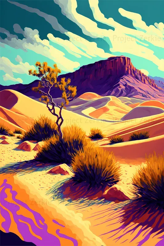 Vibrant Scenery Illustrations