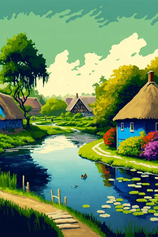 Vibrant Scenery Illustrations