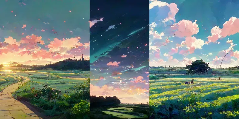 Anime Landscapes generated by undefined