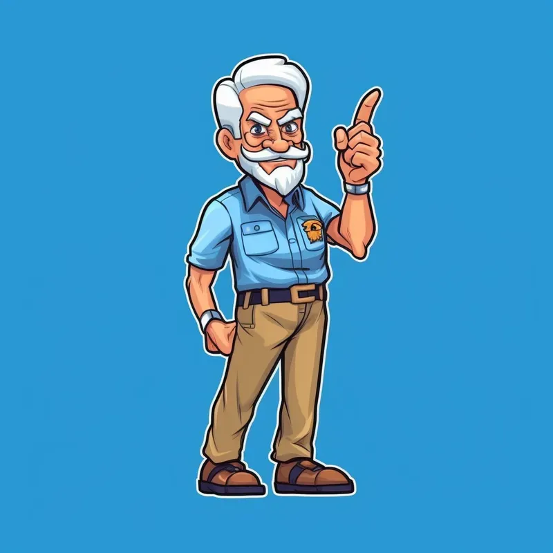 Cartoon Characters Cute 2D Illustrations