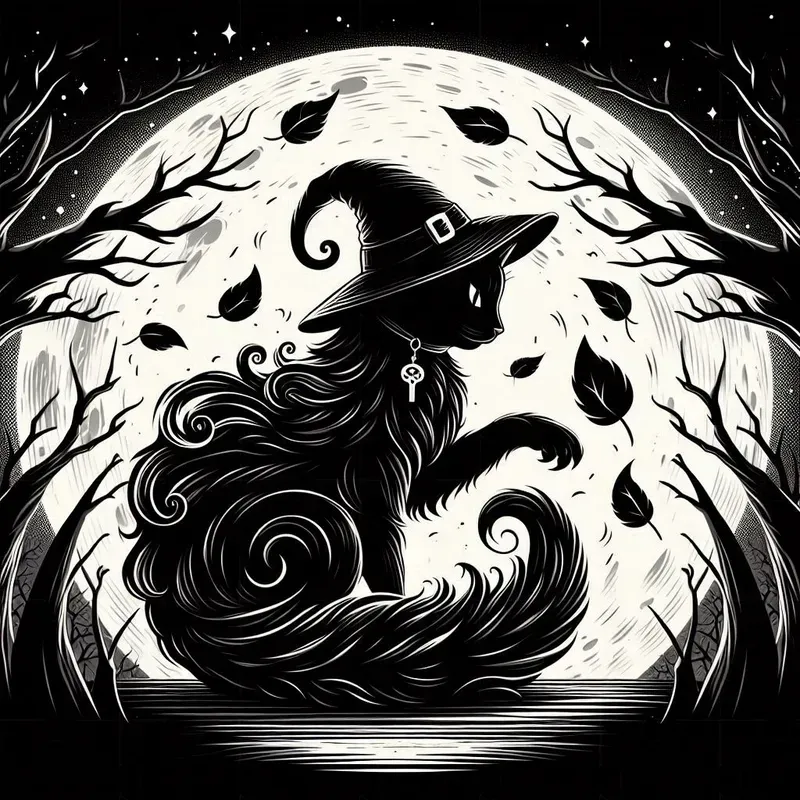 Haunting Halloween Moonlit Scenes