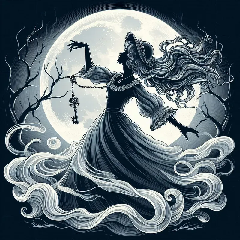 Haunting Halloween Moonlit Scenes