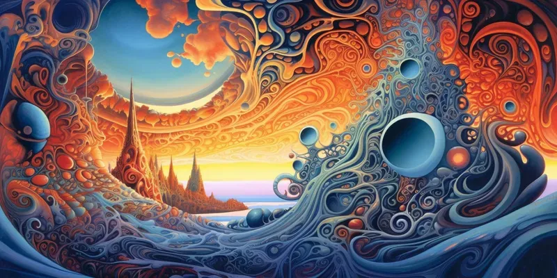 Psychedelic Sci-fi Spacescapes