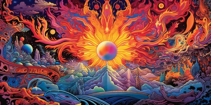Psychedelic Sci-fi Spacescapes