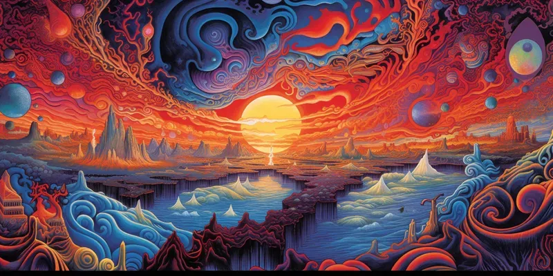 Psychedelic Sci-fi Spacescapes