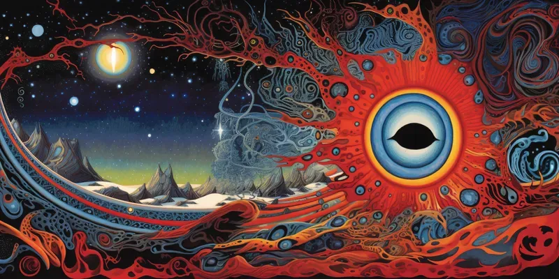 Psychedelic Sci-fi Spacescapes