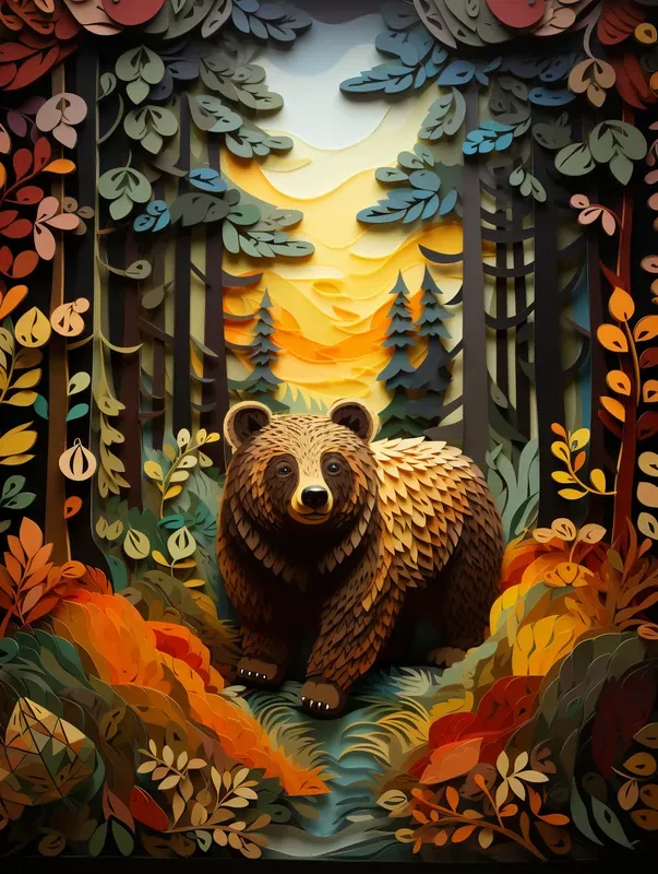 Vivid Cubist Art