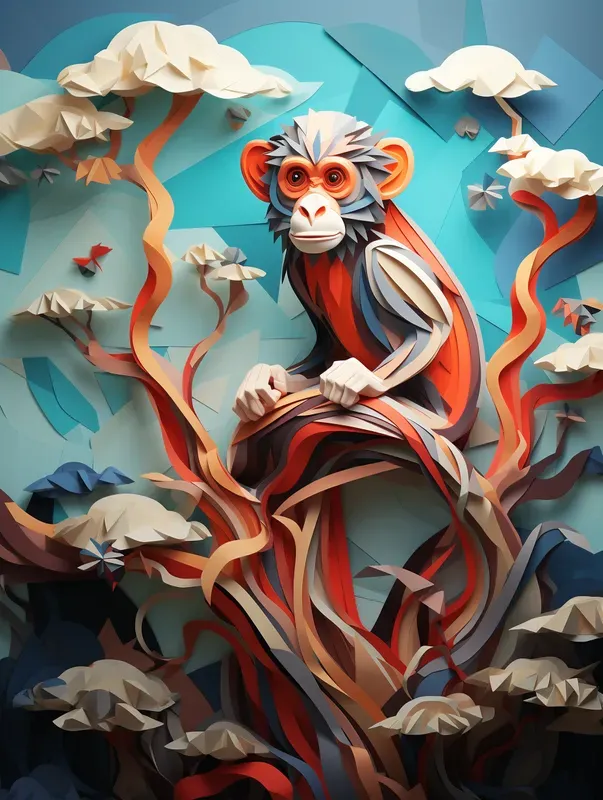 Vivid Cubist Art