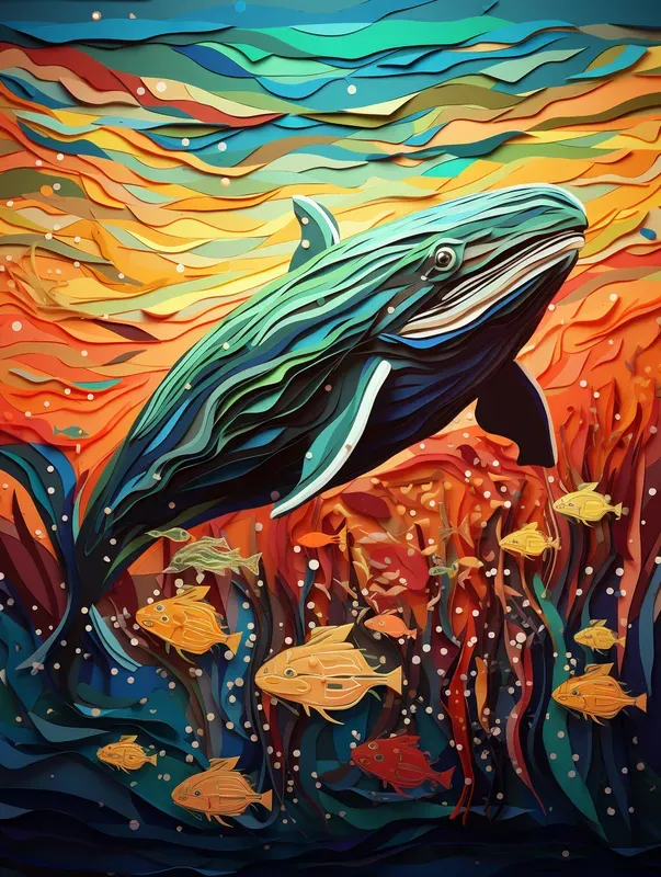 Vivid Cubist Art
