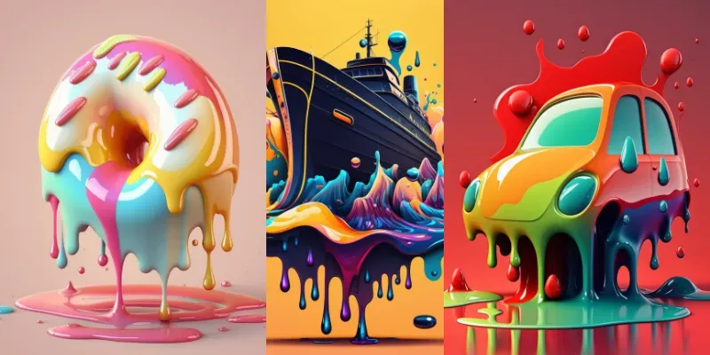 Custom Colorful Slime Logodesigns generated by undefined