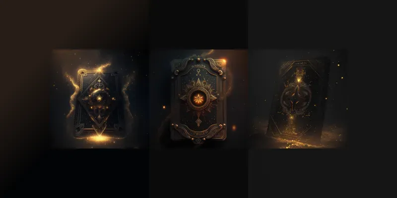 Alchemical Magic Tarot Cards generated by undefined
