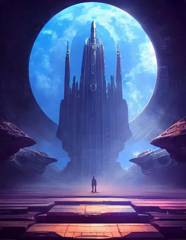 Alien Sci Fi Temples