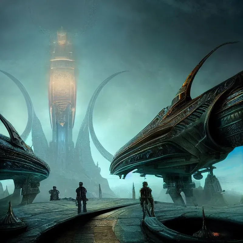 Alien Sci Fi Temples