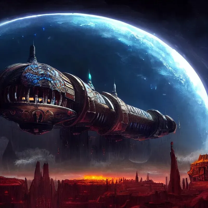 Alien Sci Fi Temples