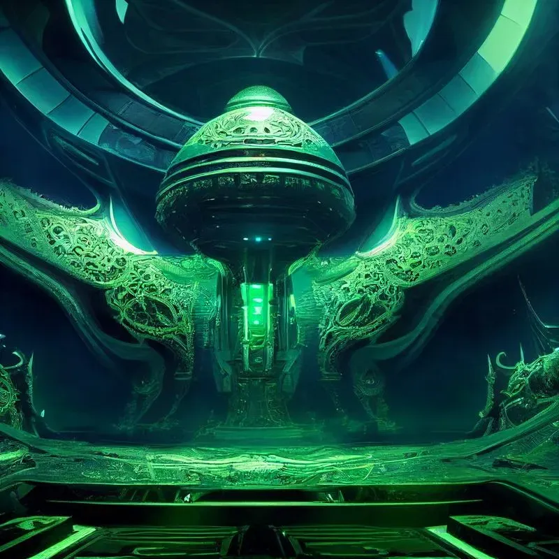 Alien Sci Fi Temples
