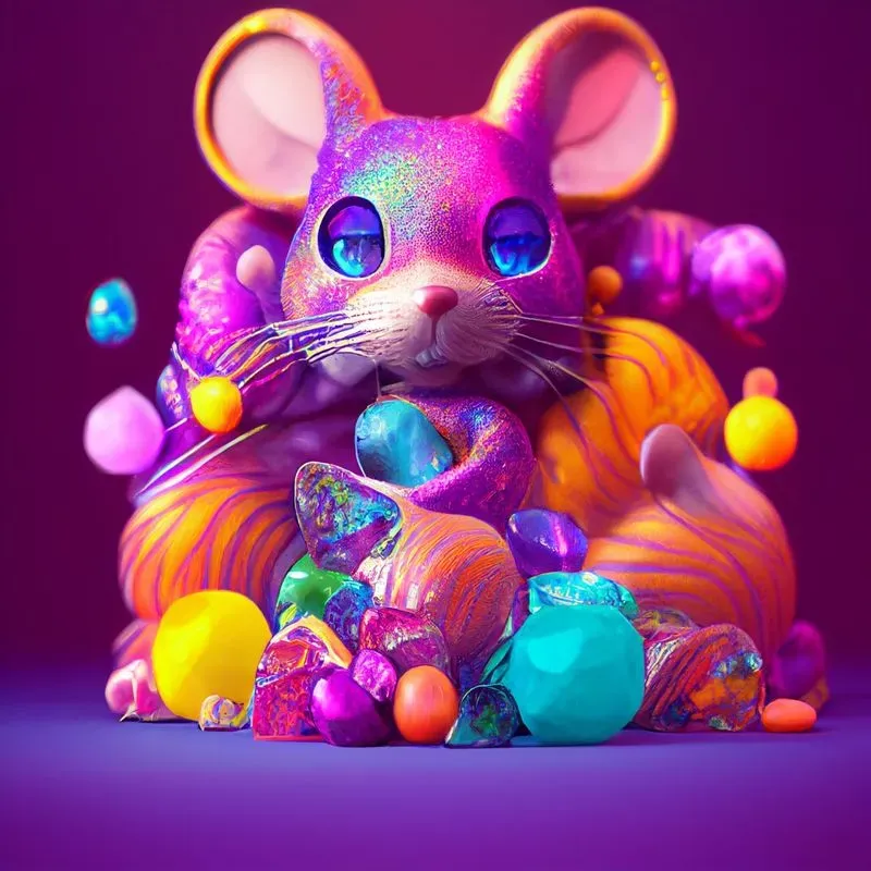 Rainbow Gemstone Animals