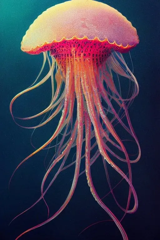 Deep Ocean Jellyfish Creatures